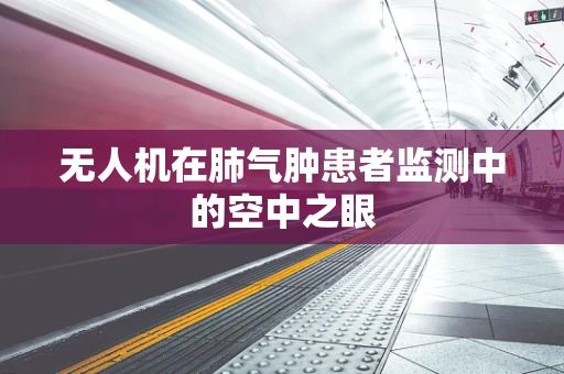 无人机在肺气肿患者监测中的空中之眼