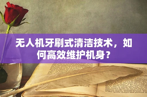无人机牙刷式清洁技术，如何高效维护机身？