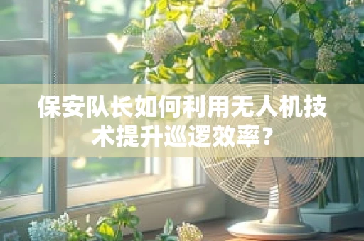 保安队长如何利用无人机技术提升巡逻效率？