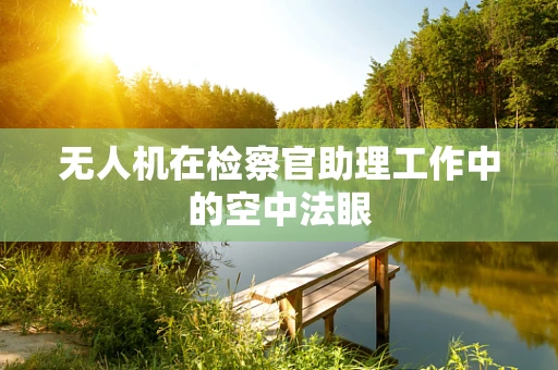 无人机在检察官助理工作中的空中法眼