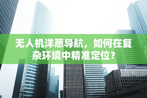 无人机洋葱导航，如何在复杂环境中精准定位？