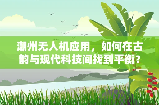 潮州无人机应用，如何在古韵与现代科技间找到平衡？
