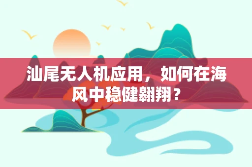 汕尾无人机应用，如何在海风中稳健翱翔？