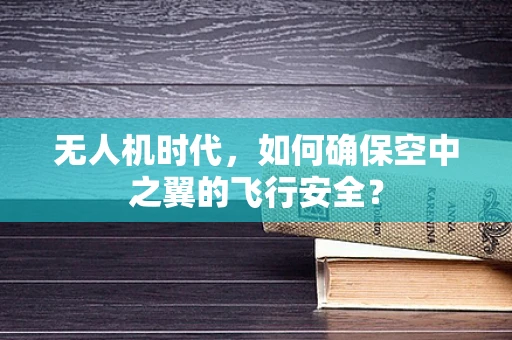 无人机时代，如何确保空中之翼的飞行安全？