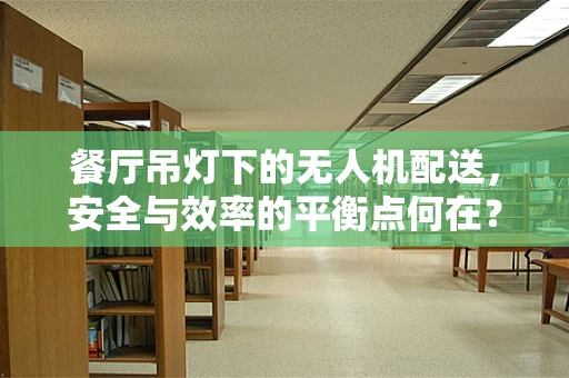 餐厅吊灯下的无人机配送，安全与效率的平衡点何在？