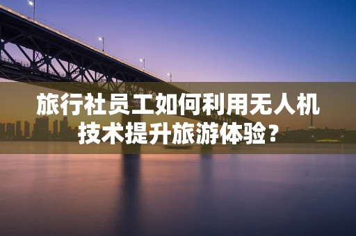 旅行社员工如何利用无人机技术提升旅游体验？
