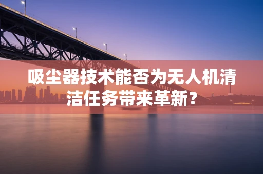 吸尘器技术能否为无人机清洁任务带来革新？