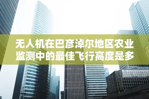 无人机在巴彦淖尔地区农业监测中的最佳飞行高度是多少？