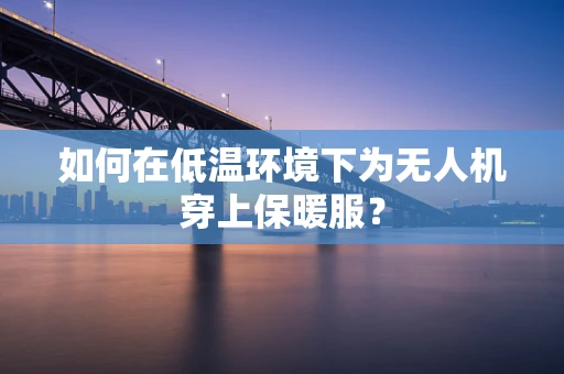 如何在低温环境下为无人机穿上保暖服？