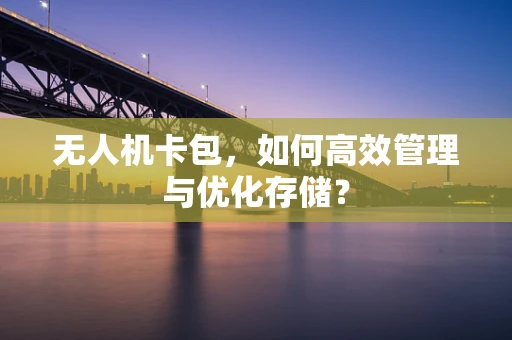 无人机卡包，如何高效管理与优化存储？