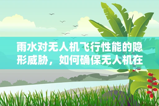 雨水对无人机飞行性能的隐形威胁，如何确保无人机在雨中依然稳健？