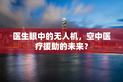 医生眼中的无人机，空中医疗援助的未来？