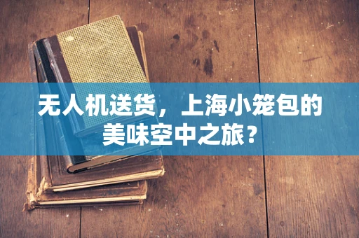 无人机送货，上海小笼包的美味空中之旅？