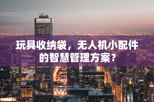 玩具收纳袋，无人机小配件的智慧管理方案？