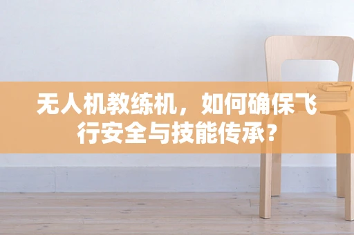 无人机教练机，如何确保飞行安全与技能传承？
