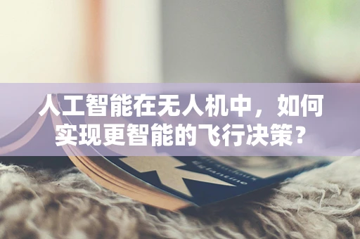 人工智能在无人机中，如何实现更智能的飞行决策？