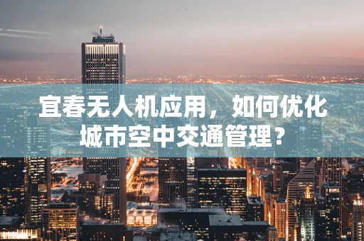 宜春无人机应用，如何优化城市空中交通管理？