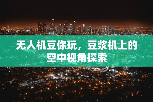 无人机豆你玩，豆浆机上的空中视角探索