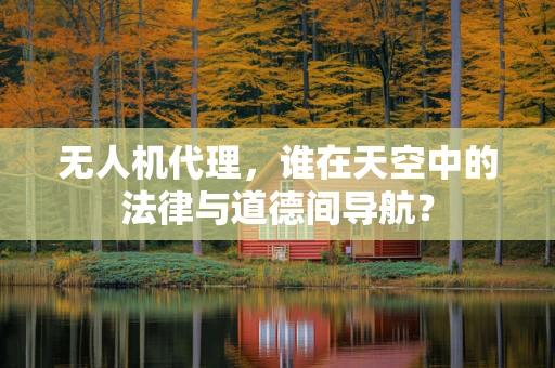 无人机代理，谁在天空中的法律与道德间导航？