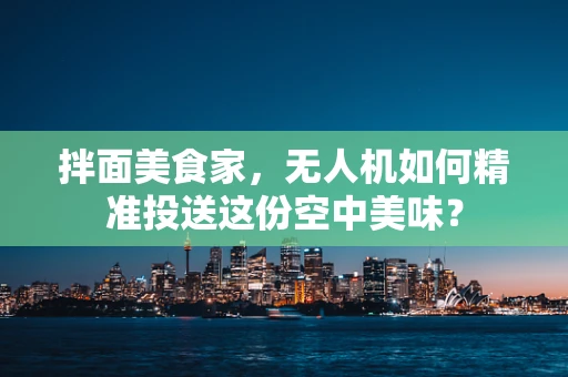 拌面美食家，无人机如何精准投送这份空中美味？