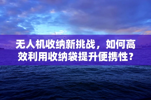无人机收纳新挑战，如何高效利用收纳袋提升便携性？