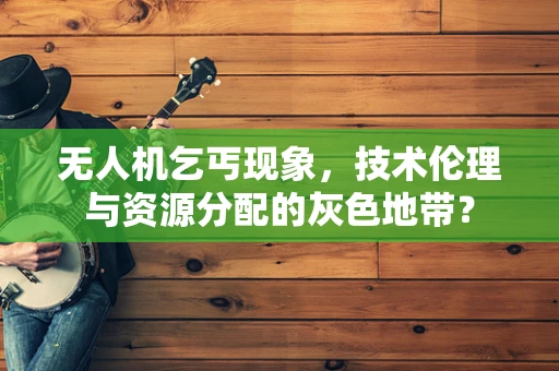 无人机乞丐现象，技术伦理与资源分配的灰色地带？