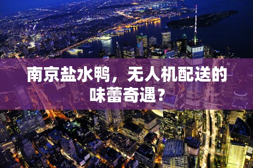 南京盐水鸭，无人机配送的味蕾奇遇？