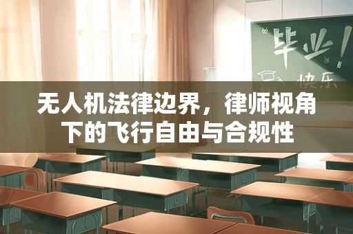 无人机法律边界，律师视角下的飞行自由与合规性