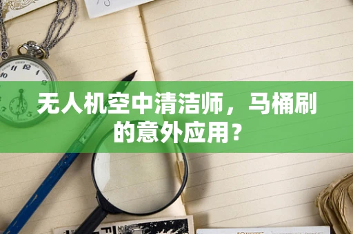 无人机空中清洁师，马桶刷的意外应用？