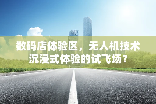 数码店体验区，无人机技术沉浸式体验的试飞场？