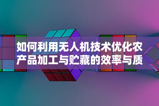 如何利用无人机技术优化农产品加工与贮藏的效率与质量？