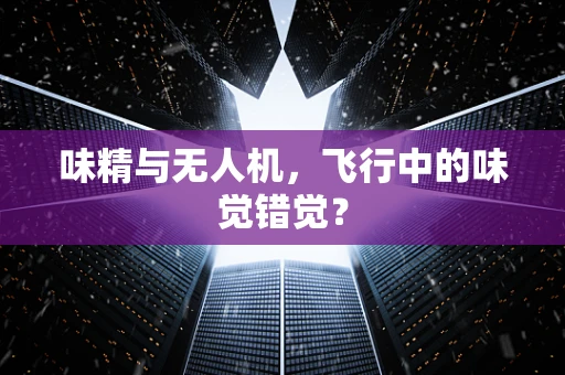 味精与无人机，飞行中的味觉错觉？
