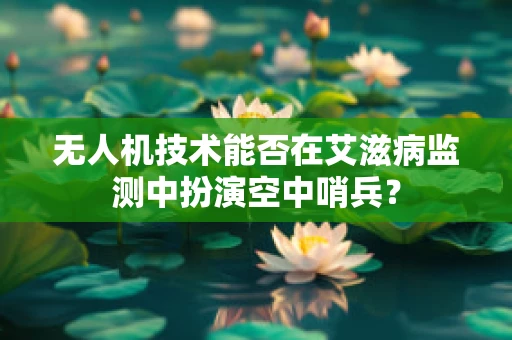 无人机技术能否在艾滋病监测中扮演空中哨兵？