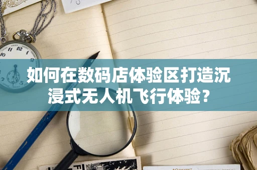 如何在数码店体验区打造沉浸式无人机飞行体验？