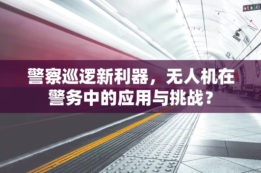 警察巡逻新利器，无人机在警务中的应用与挑战？