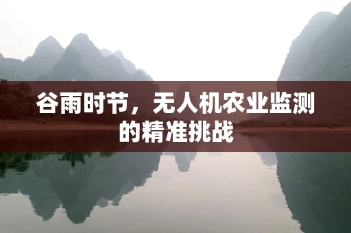 谷雨时节，无人机农业监测的精准挑战