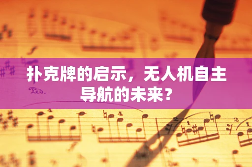 扑克牌的启示，无人机自主导航的未来？