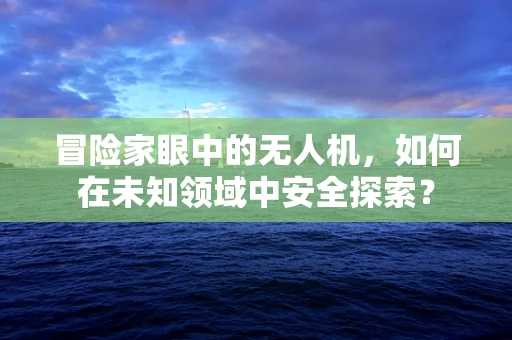 冒险家眼中的无人机，如何在未知领域中安全探索？