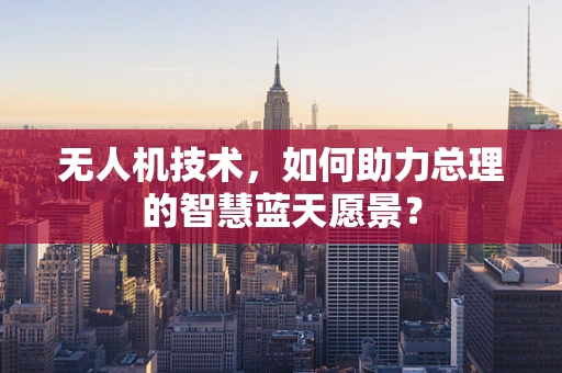 无人机技术，如何助力总理的智慧蓝天愿景？