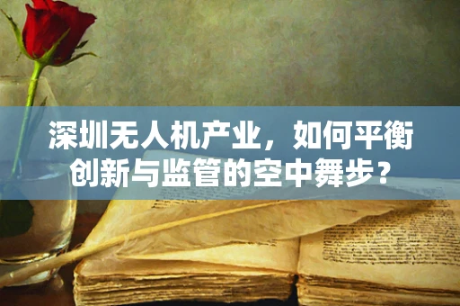 深圳无人机产业，如何平衡创新与监管的空中舞步？