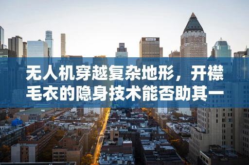 无人机穿越复杂地形，开襟毛衣的隐身技术能否助其一臂之力？