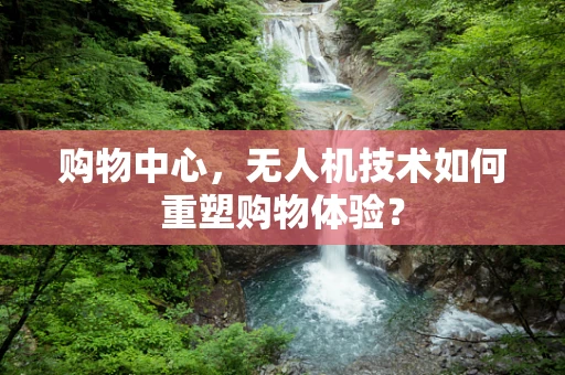 购物中心，无人机技术如何重塑购物体验？