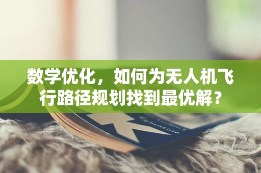 数学优化，如何为无人机飞行路径规划找到最优解？