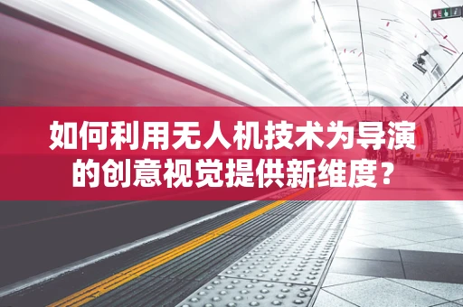 如何利用无人机技术为导演的创意视觉提供新维度？