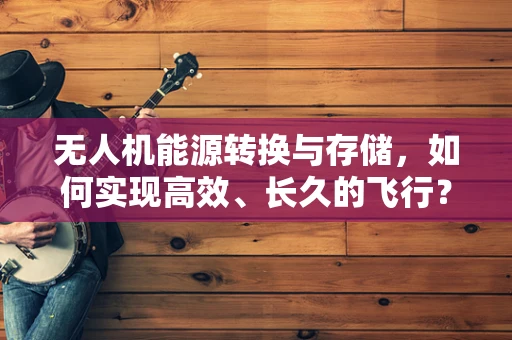 无人机能源转换与存储，如何实现高效、长久的飞行？