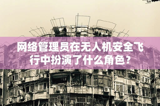 网络管理员在无人机安全飞行中扮演了什么角色？