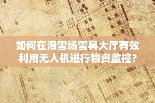 如何在滑雪场雪具大厅有效利用无人机进行物资监控？