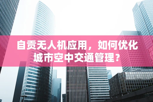 自贡无人机应用，如何优化城市空中交通管理？