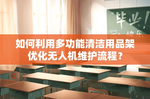 如何利用多功能清洁用品架优化无人机维护流程？