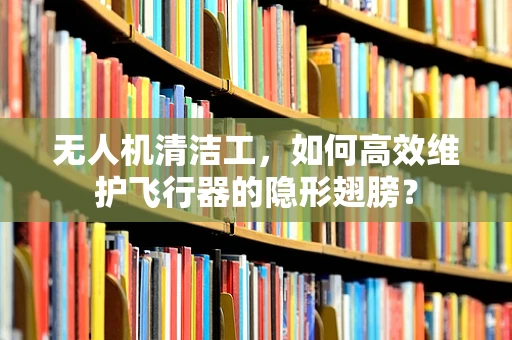 无人机清洁工，如何高效维护飞行器的隐形翅膀？